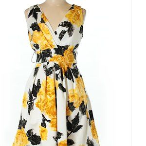 Corey P. Sunflower Fit & Flare Dress